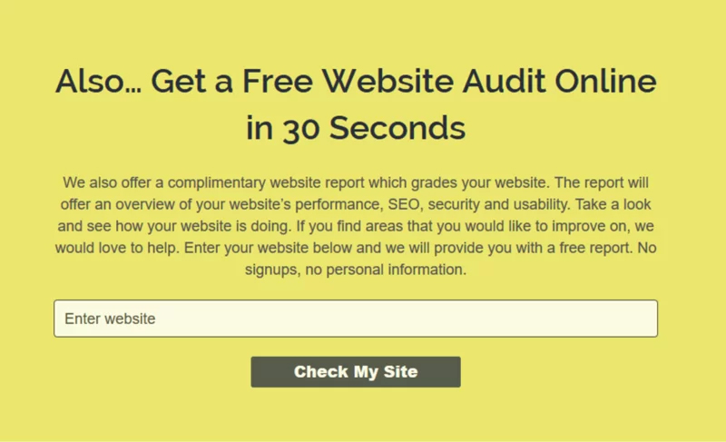 Website Audit Tool Monthly Website Reports